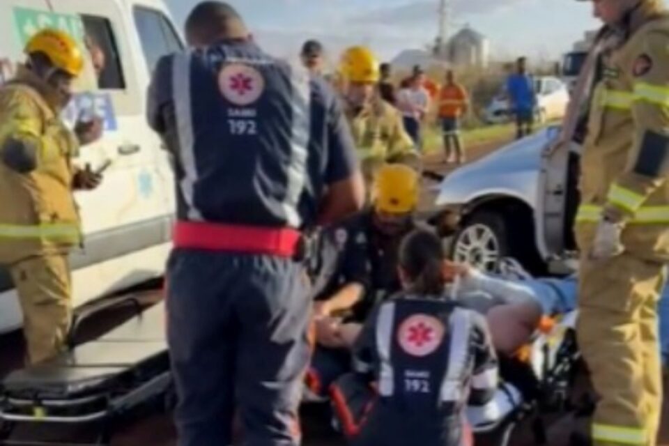 Imagens do local do acidente