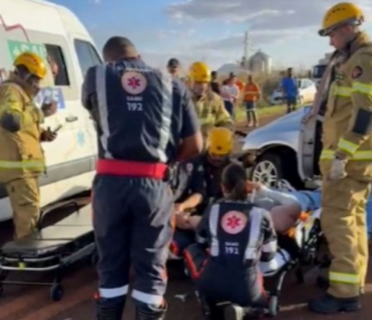 Imagens do local do acidente