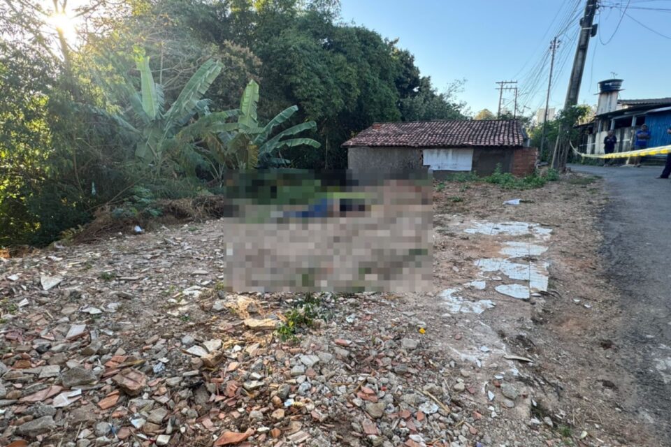 Local onde foi encontrado o corpo da vítima