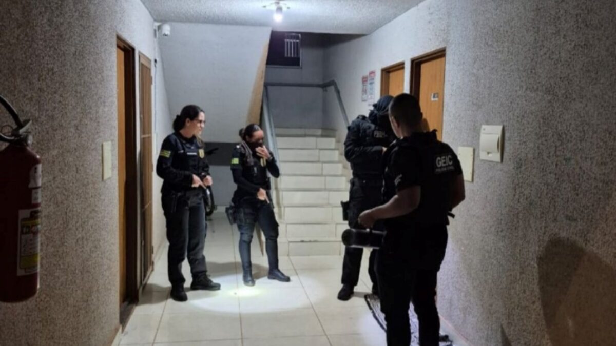 Imagem no momento da ação