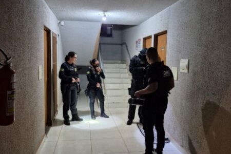 Imagem no momento da ação