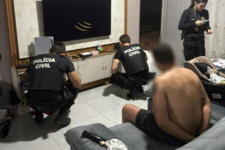 Imagem da busca e apreensão