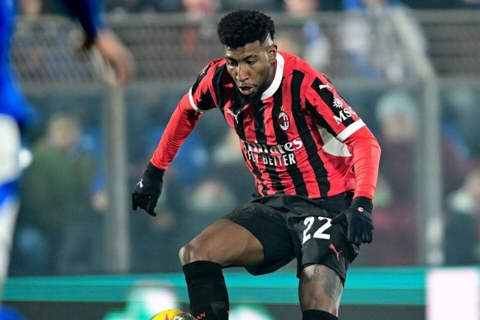 Emerson Royal em partida pelo Milan