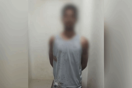 Suspeito de tentar matar o irmão (Foto: Reprodução)