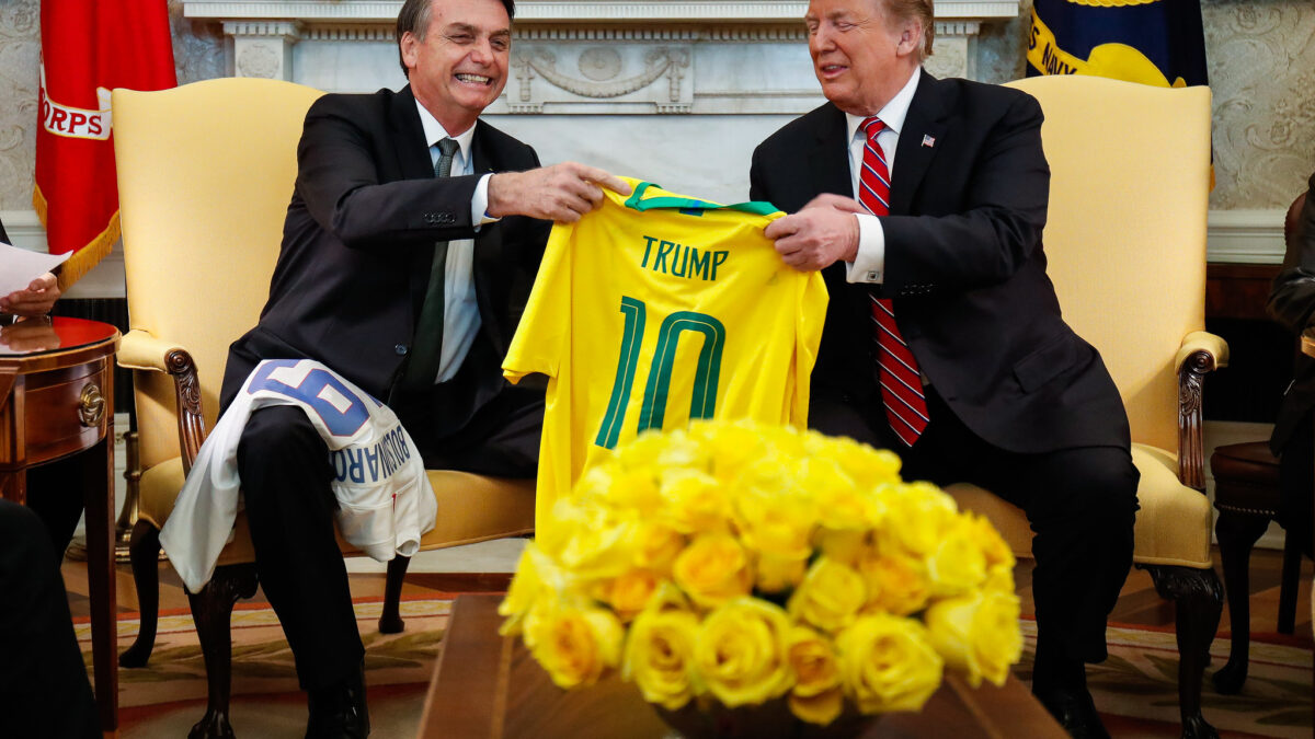 Trump e Bolsonaro (Foto: Flickr/Bolsonaro)