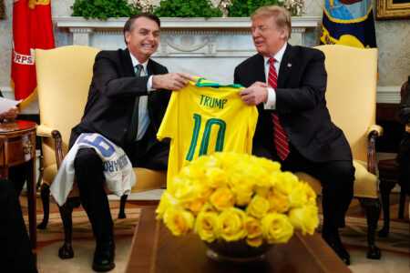 Trump e Bolsonaro (Foto: Flickr/Bolsonaro)