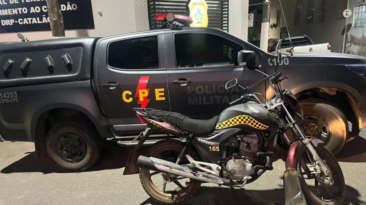 Homem é preso após roubar moto de idoso em Catalão