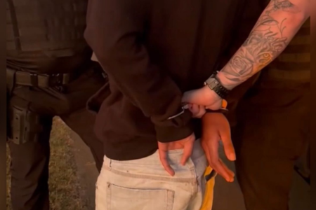 Homem preso por tráfico interestadual de maconha (Foto: Reprodução)