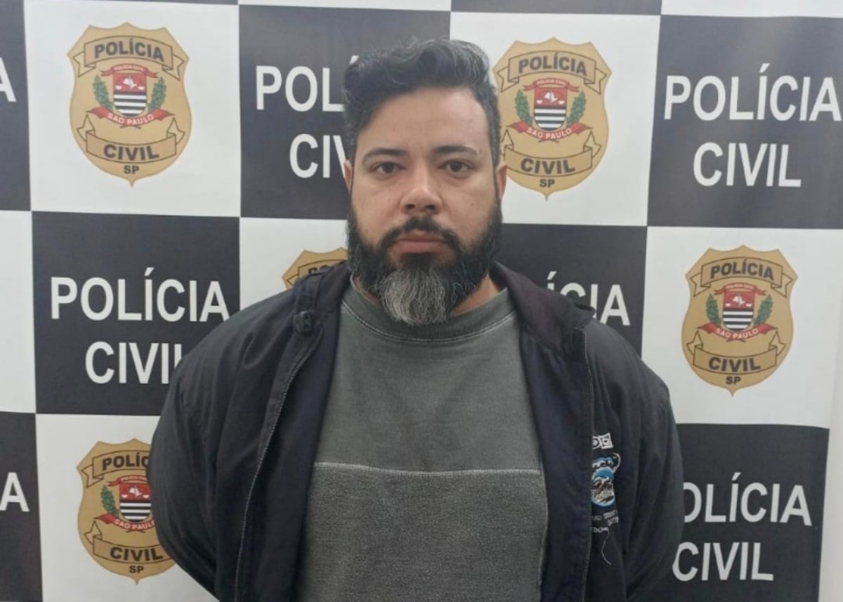 Imagem do preso na operação