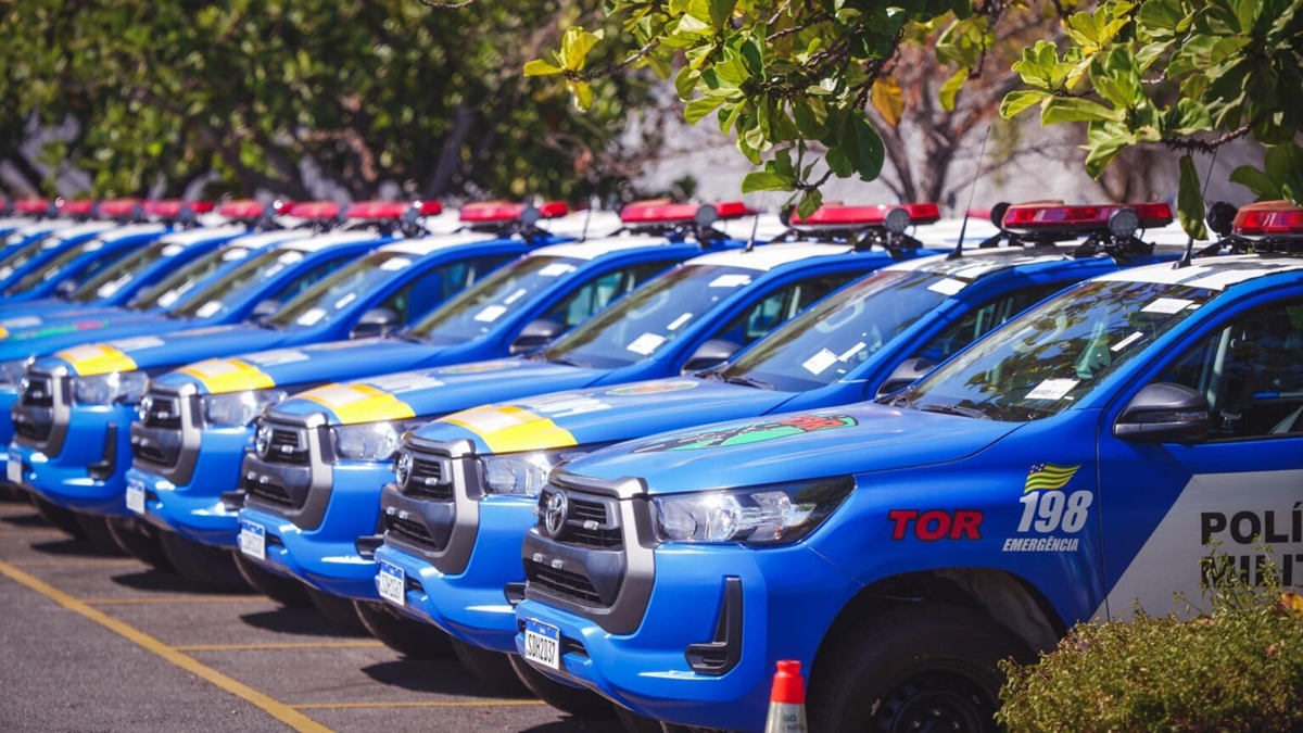 25% das viaturas da PM de Goiás circulam sem GPS, diz MP