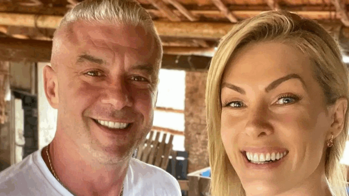 Imagem de Ana Hickmann e seu ex-marido Alexandre Bello