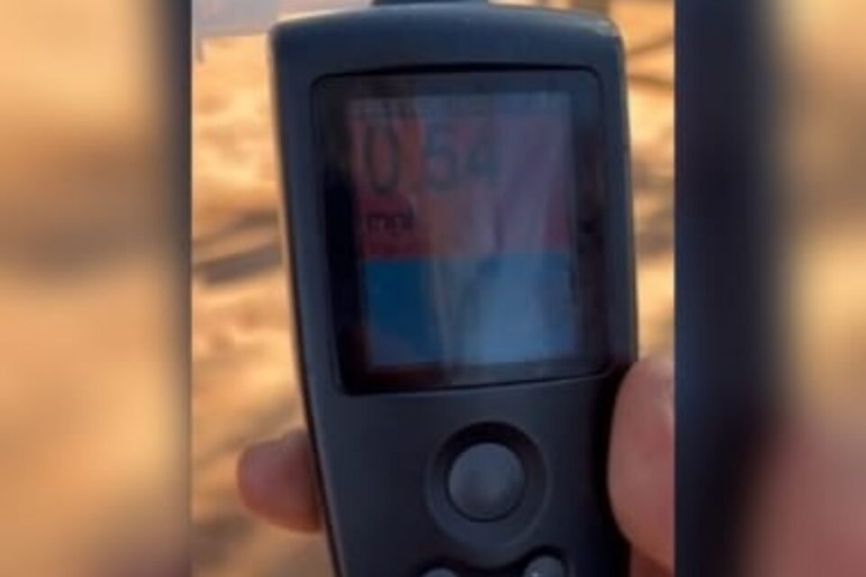 Imagem do valor de teor alcoólico do motorista