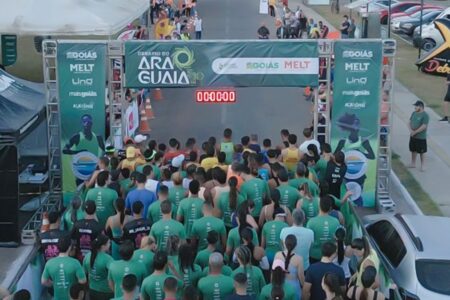 Corrida: cerca de 400 pessoas participam do Desafio do Araguaia em Aruanã