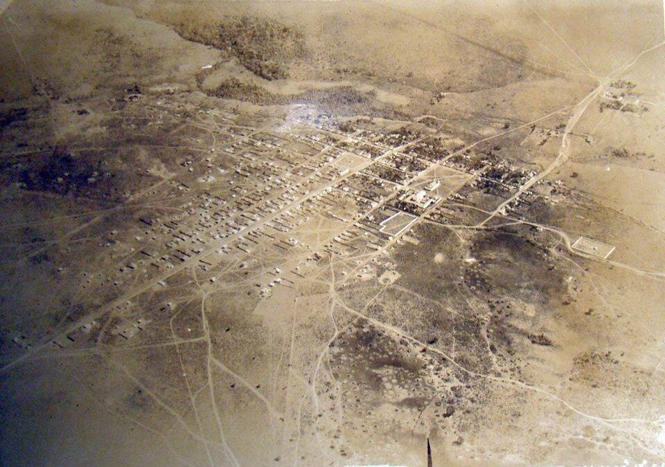 Vista aérea de Campinas, em 1935 (Foto: Acervo da família Corrêa Lima/Facebook)