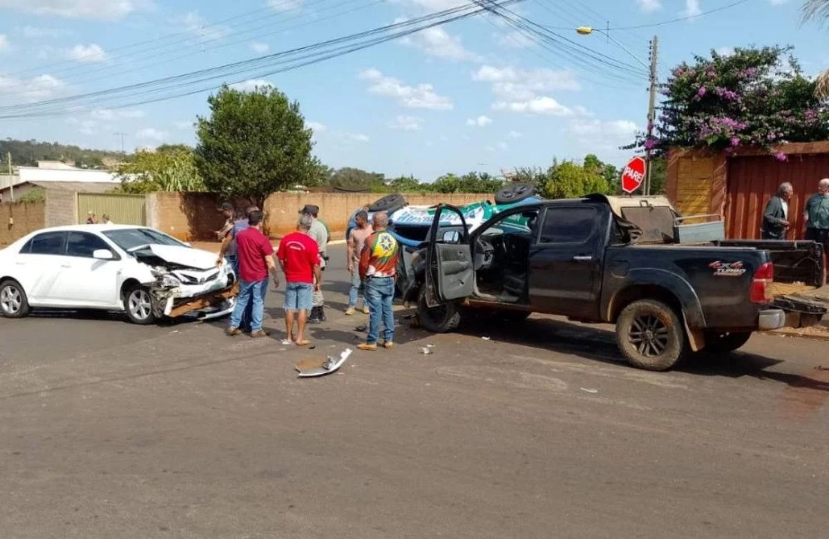 Imagem do local do acidente