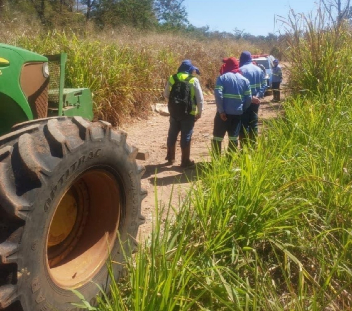 Imagem do local do acidente