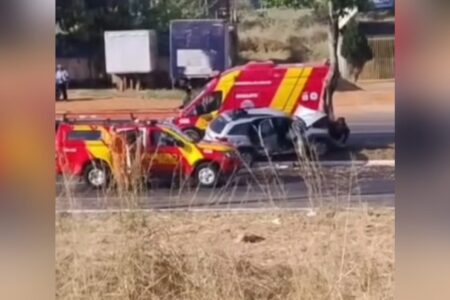 Imagem do local do acidente