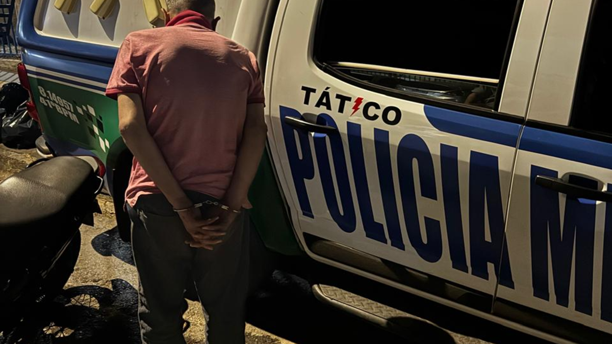 Homem é preso após roubar moto (Foto: Divulgação)