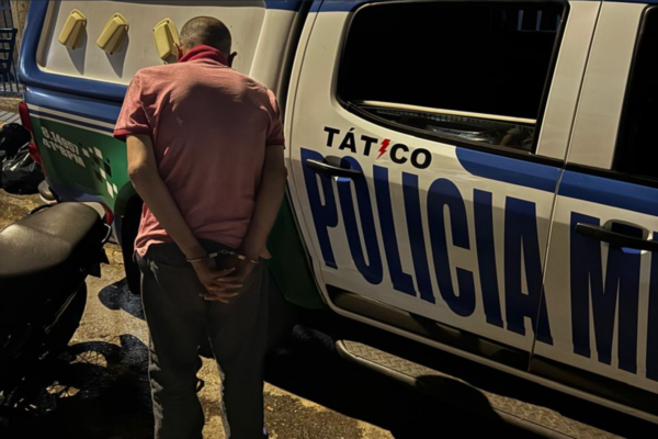 Homem é preso após roubar moto (Foto: Divulgação)
