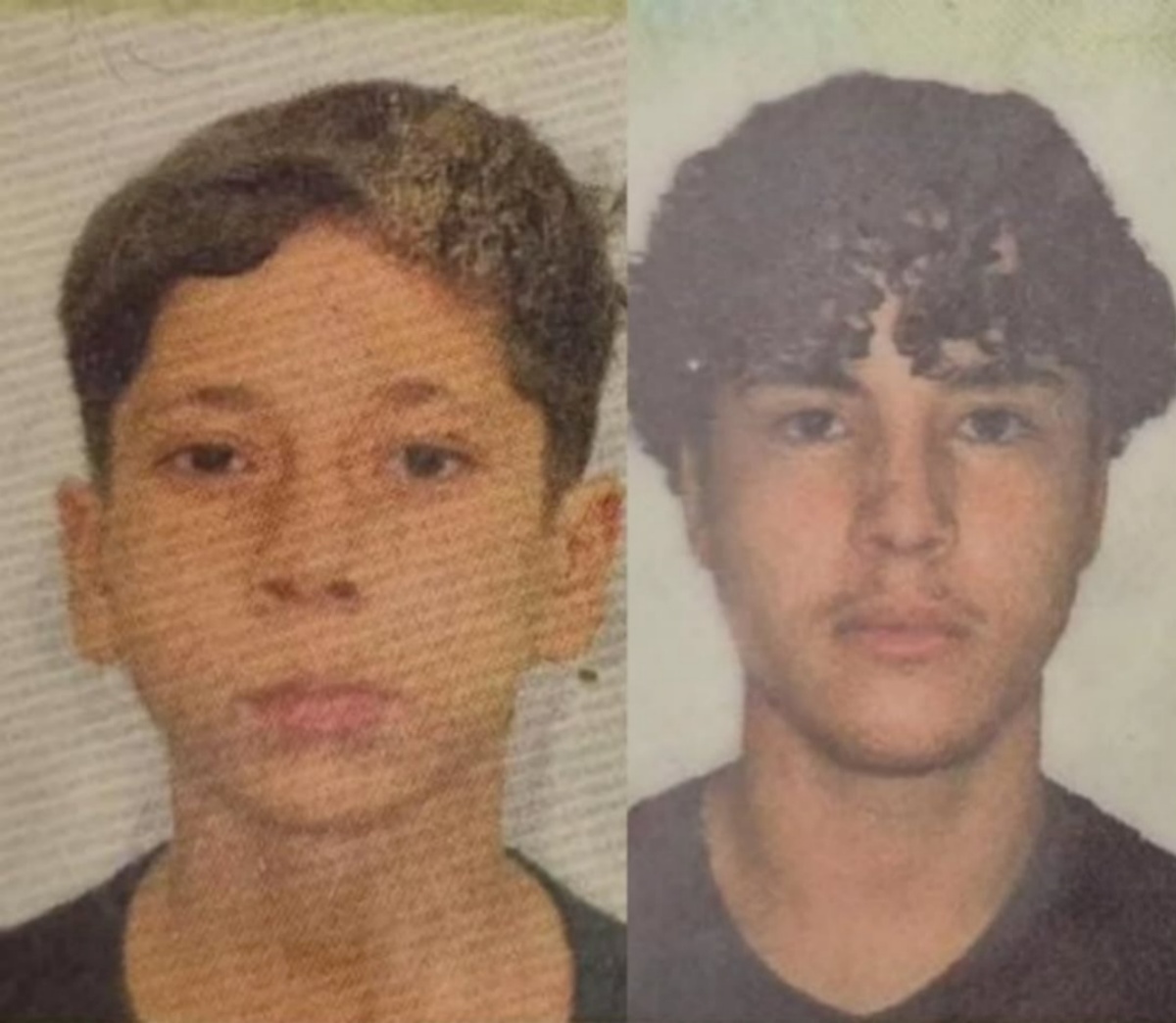 Imagem dos jovens que morreram no acidente
