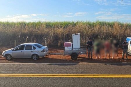 Trio invade casa para cobrar dívida e levam geladeira e máquina de lavar, em Caldas Novas