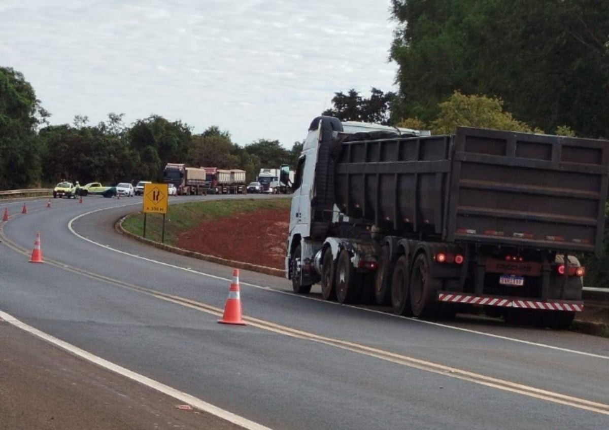 Imagens do local do acidente