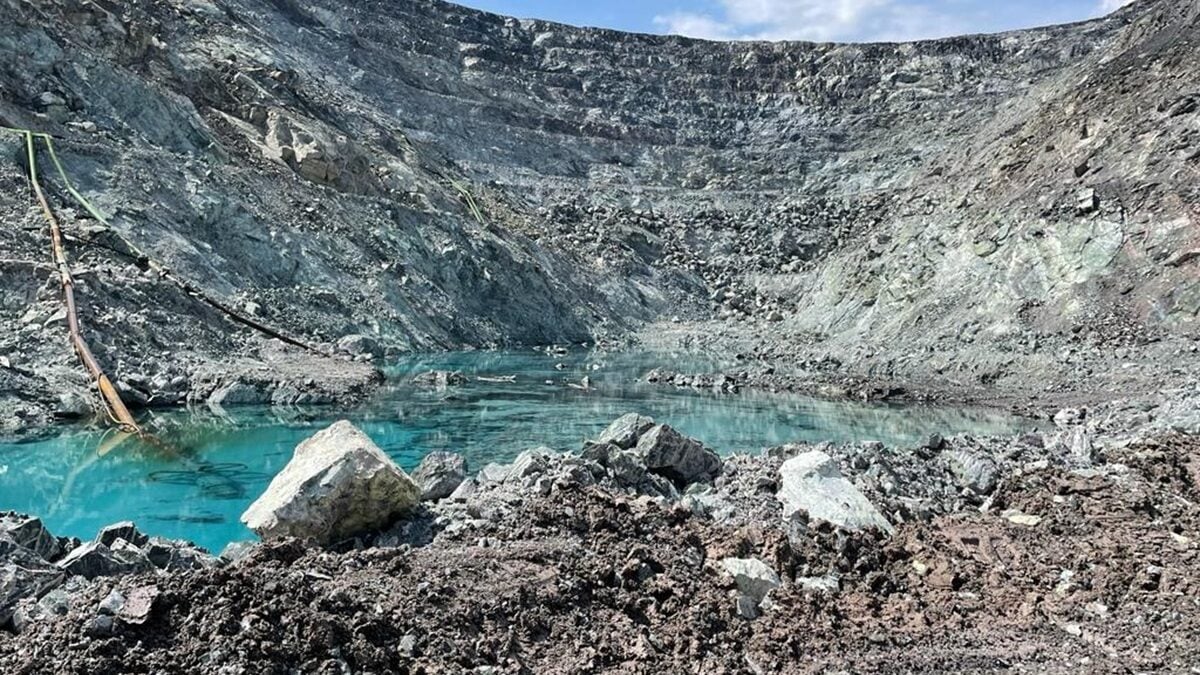 Mineração de amianto em Minaçu (Foto: Mineradora Sama/Divulgação/Ilustrativa)