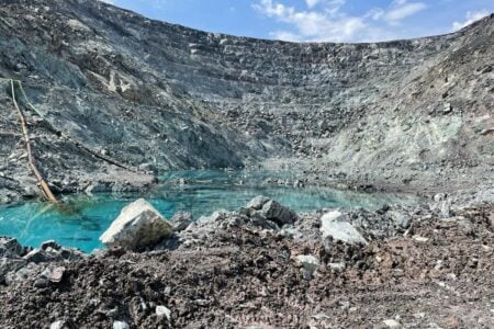Mineração de amianto em Minaçu (Foto: Mineradora Sama/Divulgação/Ilustrativa)