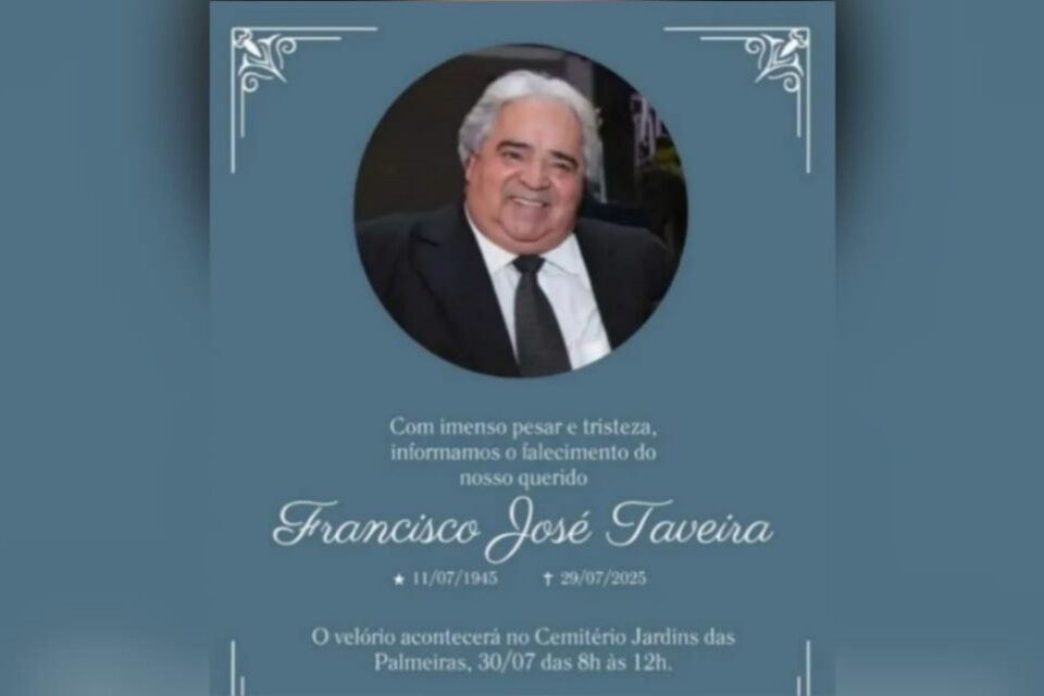 Divulgação do velório e sepultamento