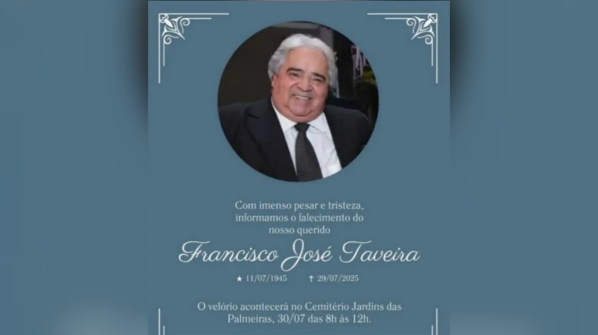 Divulgação do velório e sepultamento