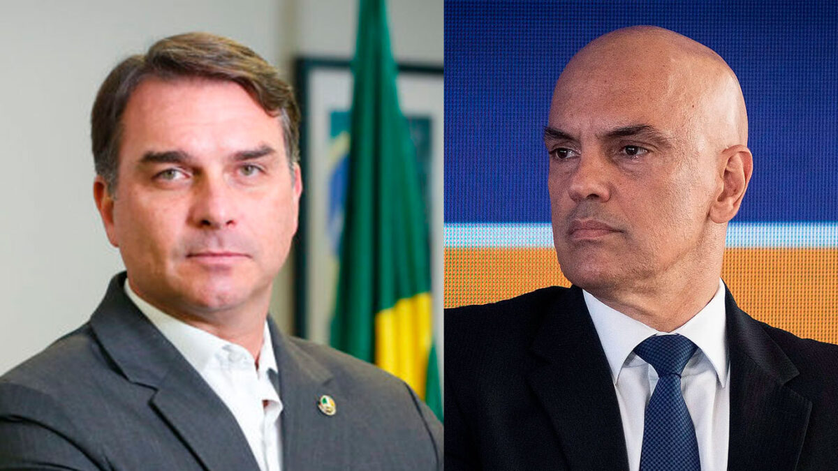 Flávio Bolsonaro diz que Moraes precisa de tratamento psiquiátrico Senador filho do ex-presidente fala que ministro está obcecado por seu pai