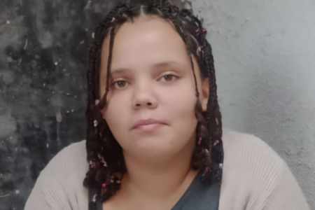 Imagem da menina desaparecida Yara Melo Delfino