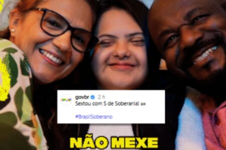 Soberania foi tema de post do governo (Foto: Reprodução)