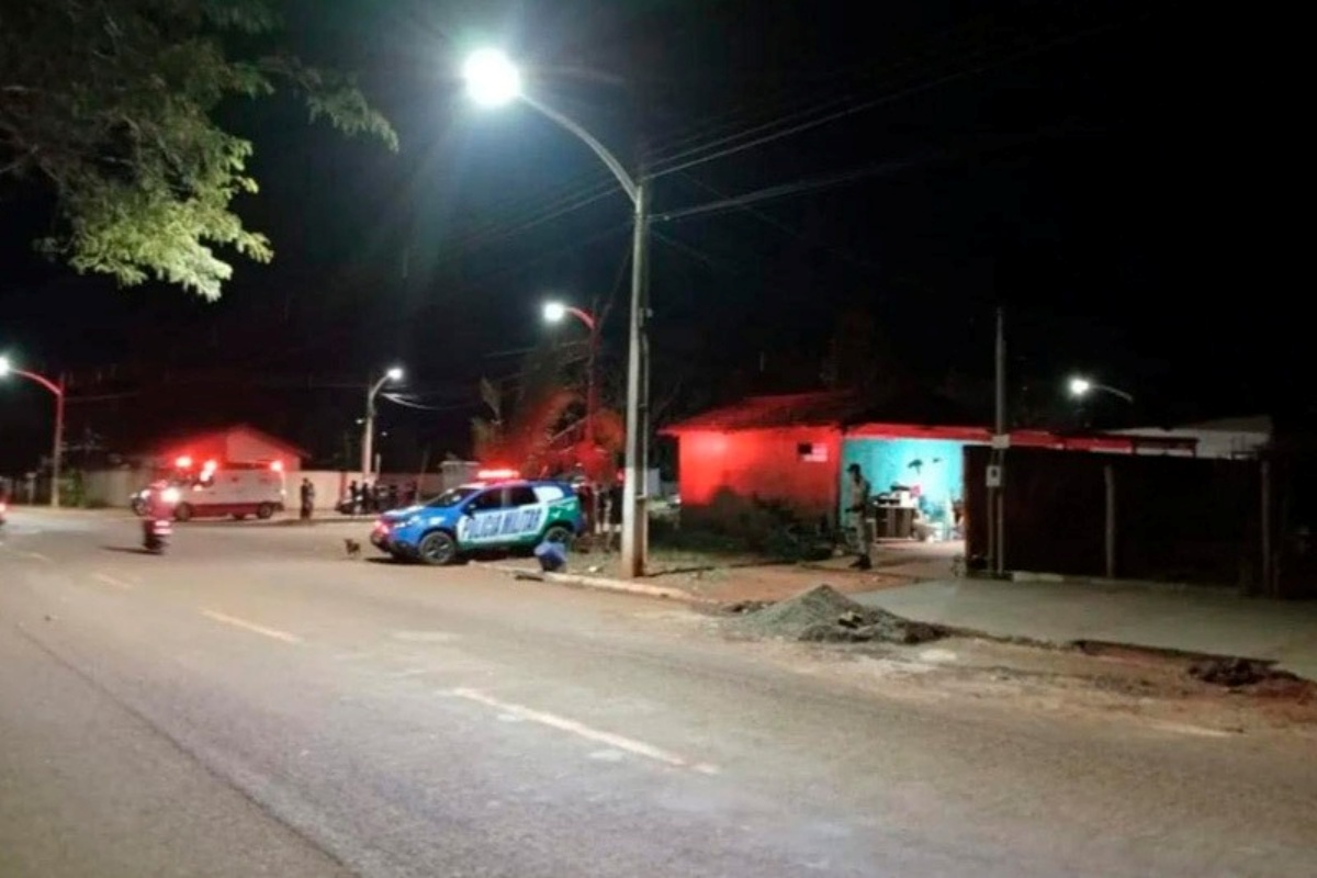 Imagem do local do crime