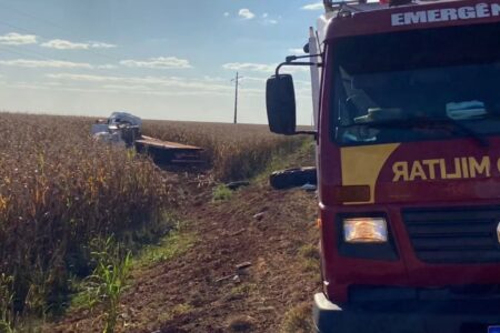 Imagem do local do acidente