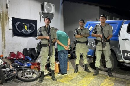 Preso por furtar moto em Goiânia tinha 25 carenagens com suspeita de adulteração em casa