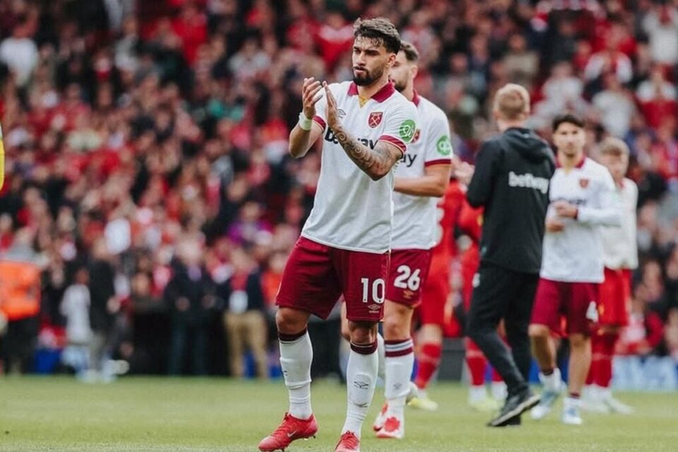 Lucas Paquetá em partida pelo West Ham