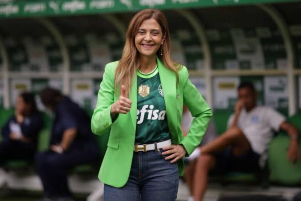 Leila Pereira, presidente do Palmeiras