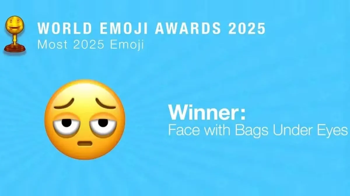 Emoji com olheiras é eleito o mais representativo de 2025 nas redes sociais 1 Emoji com olheiras é eleito o mais representativo de 2025 nas redes sociais