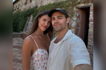 Ator Paul Wesley e modelo brasileira Natalie Kuckenburg (Foto: Reprodução/Instagram)