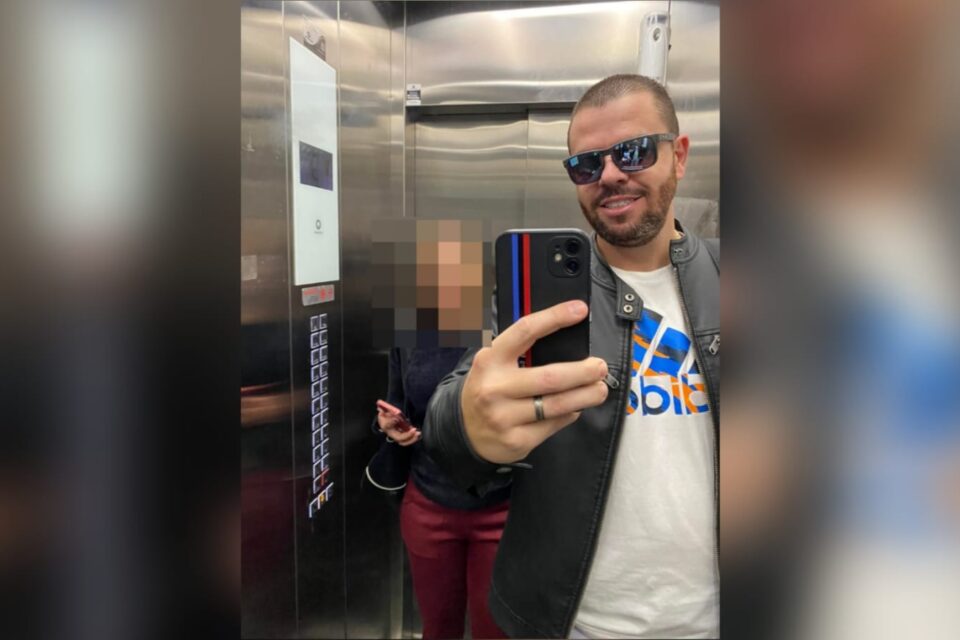 Imagem do delegado preso hoje