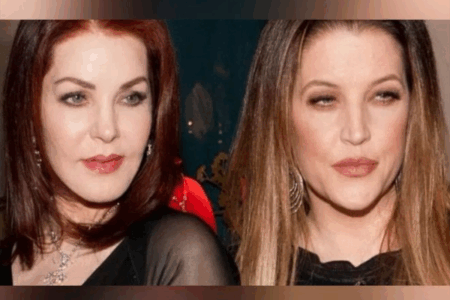 Priscilla Presley e filha Lisa Marie (Foto: Reprodução)