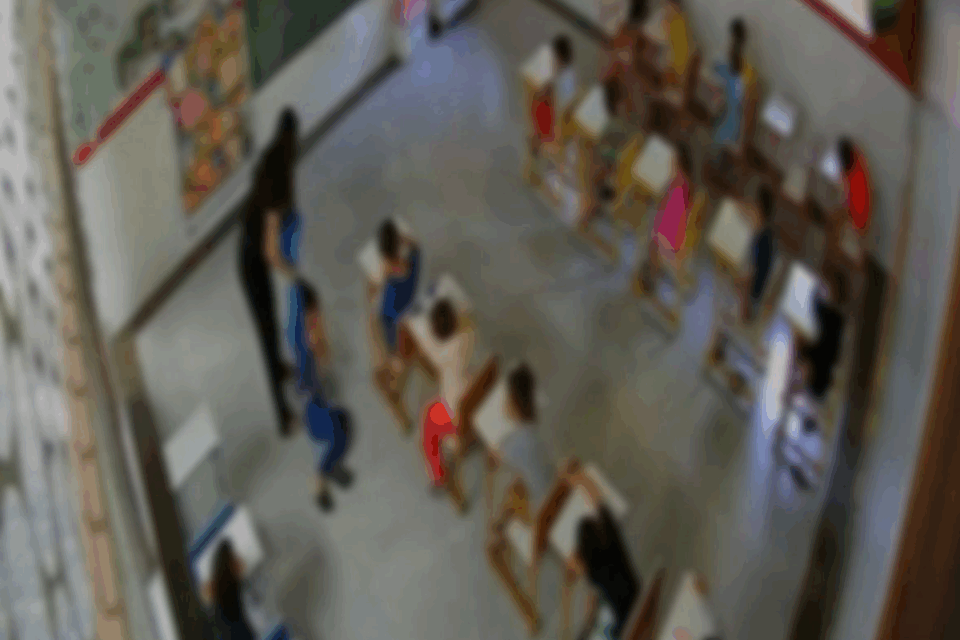 Câmeras registraram a agressão ocorrida no dia 4 de junho (Foto: Reprodução)