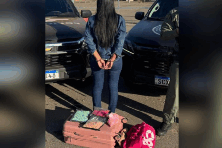 Mulher presa com 3 mil comprimidos de ecstasy (Foto: Reprodução)