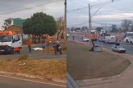 Montagem mostra acidentes diferentes ocorridos na região metropolitana de Goiânia