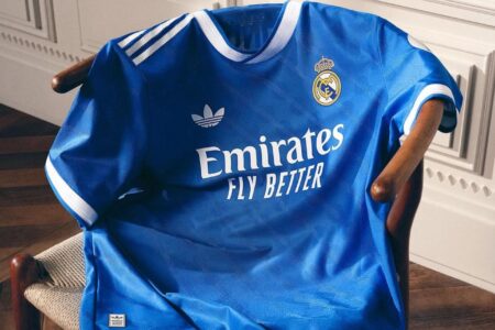 Real Madrid lança terceiro uniforme com tom azul