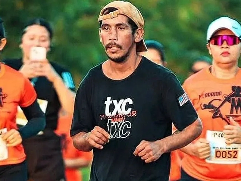 Morador do Pará corre 8 km de chinelo e embriagado e conquista medalha