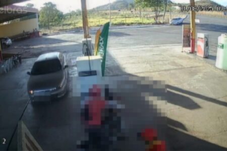 Imagem de câmera de segurança