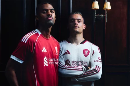 Novas camisas do Liverpool