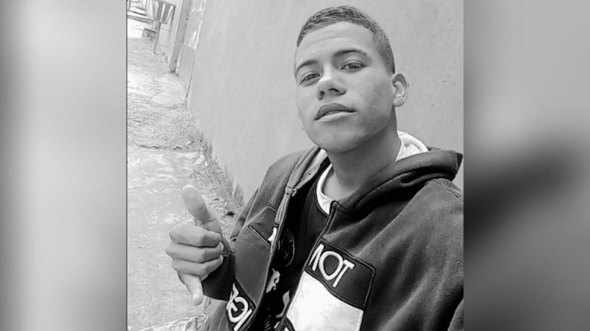 Imagem do jovem que morreu em Águas Lindas de Goiás